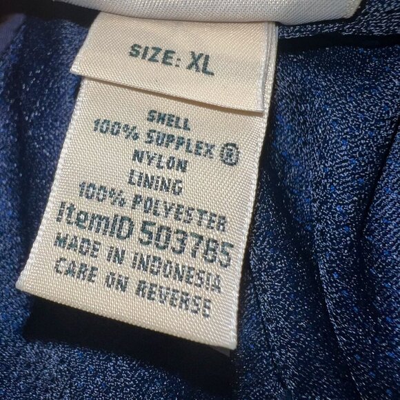 L.L. Bean Men's Classic Supplex Sport Shorts, Cargo, 10" Blue Size XL - Picture 7 of 7